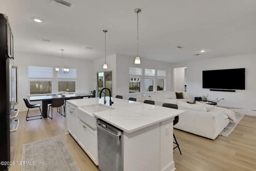 Furnished interior view inside a new home in , St. Augustine (Image 34).