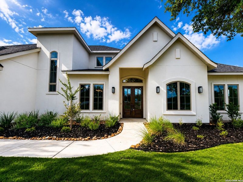 Front exterior of a new home in , Spring Branch, TX, highlighting curb appeal (Image 28).
