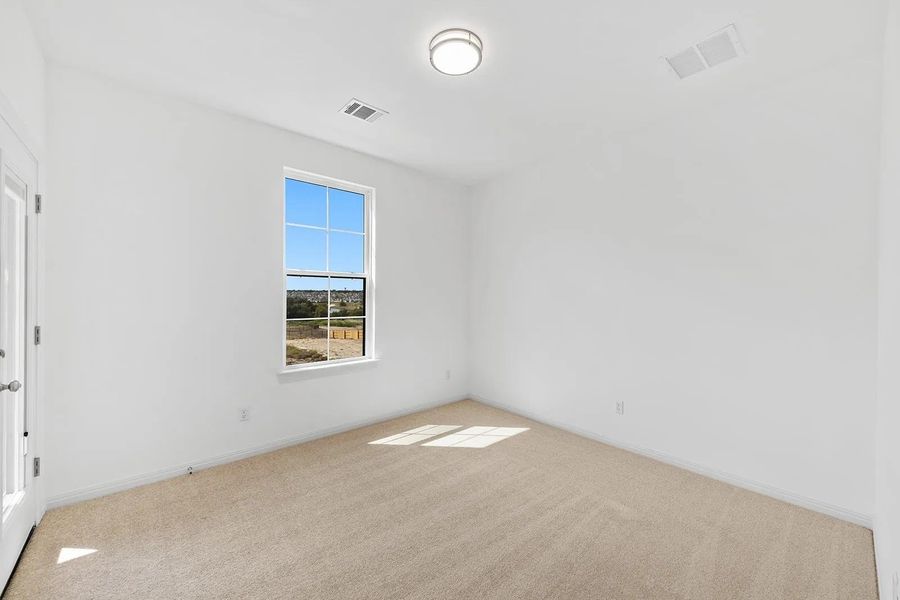 Spacious, unfurnished interior of a new home in Lariat - 70', Liberty Hill (Image 17). Spacious, unfurnished interior of a new home in Lariat - 70', Liberty Hill (Image 17).
