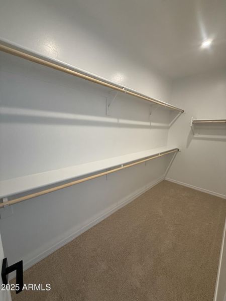 Primary closet Primary closet