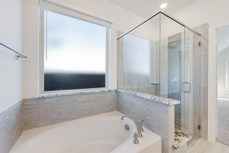 Furnished interior view inside a new home in Union Park Classic 55, Little Elm (Image 8). Furnished interior view inside a new home in Union Park Classic 55, Little Elm (Image 8).