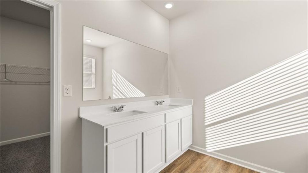 Furnished interior view inside a new home in Preserve at Dove Creek, Statham (Image 16).