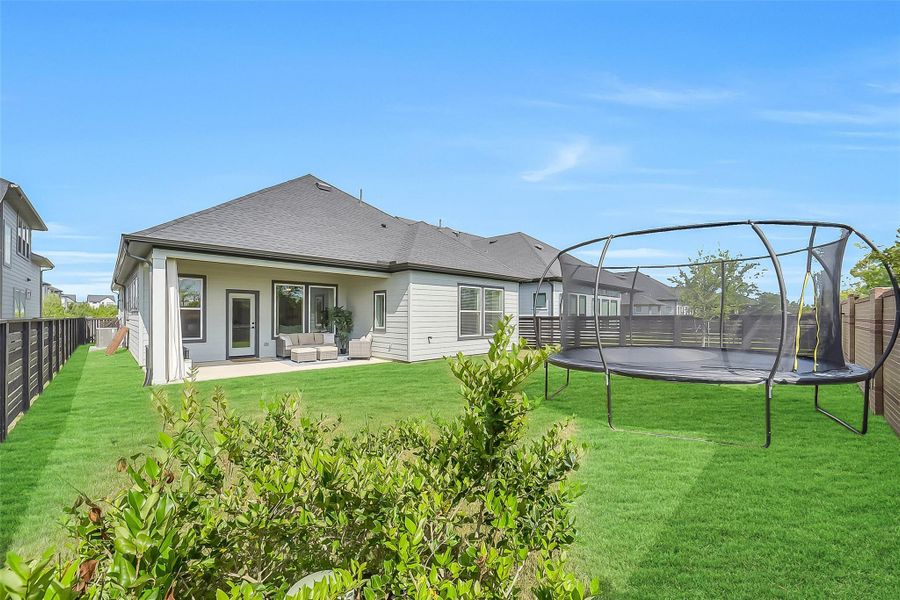 Exterior details and patio area of a home in , Cypress (Image 20).