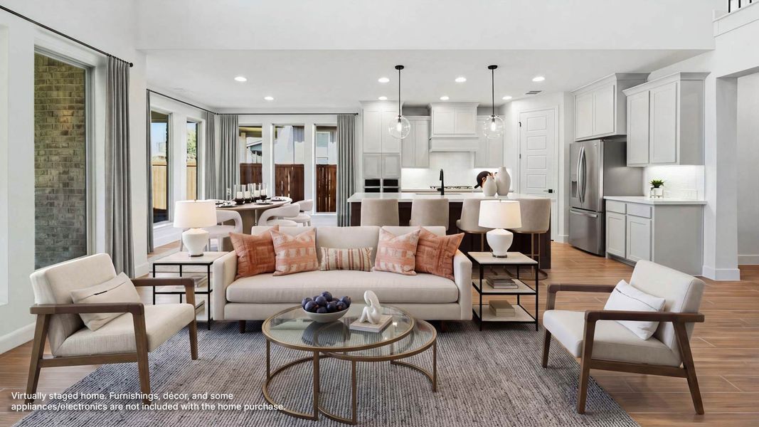 Furnished interior view inside a new home in Eliana, McKinney (Image 9).