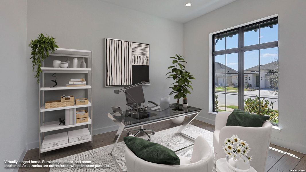 Furnished interior view inside a new home in Corley Farms, Boerne (Image 13).