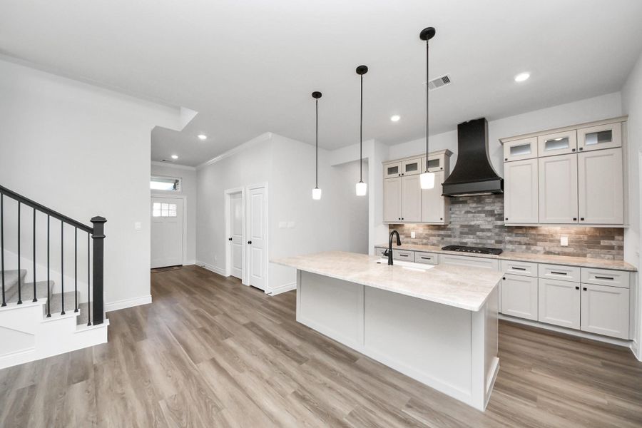 Furnished interior view inside a new home in Lexington Heights, Willis (Image 11).