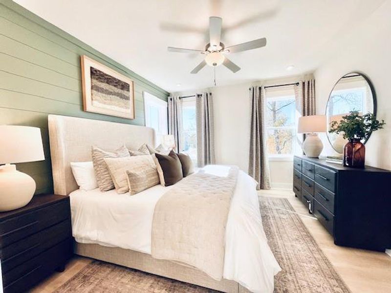 Furnished interior view inside a new home in Towne Village at Suwanee Dam, Sugar Hill (Image 6).