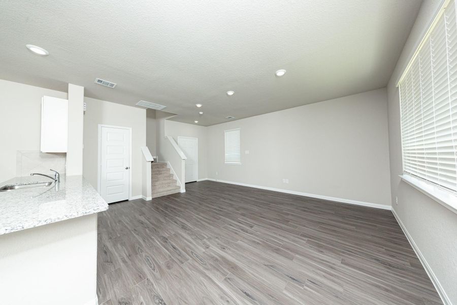 Spacious, unfurnished interior of a new home in Wayside Village, Houston (Image 8). Spacious, unfurnished interior of a new home in Wayside Village, Houston (Image 8).
