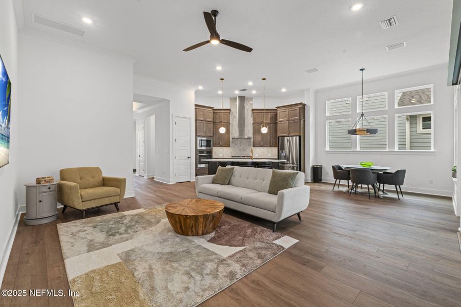 Furnished interior view inside a new home in Seven Pines 50' Rear Entry, Jacksonville (Image 13).