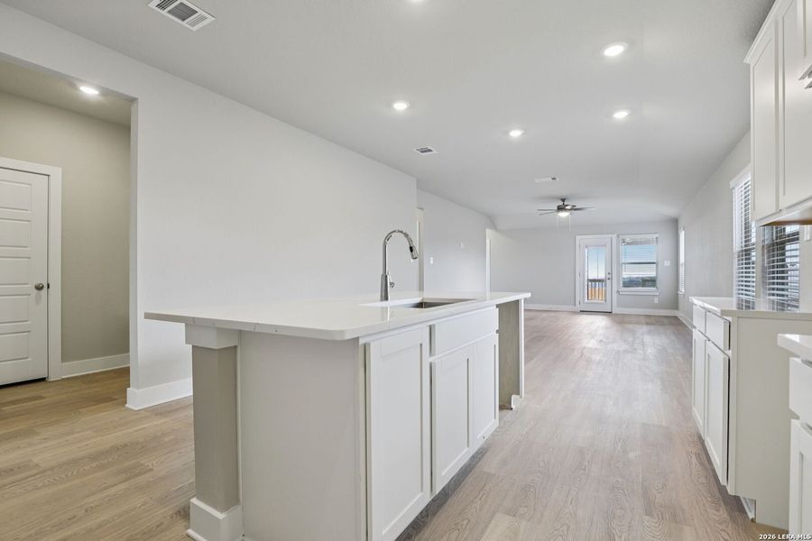 Furnished interior view inside a new home in Lark Canyon, New Braunfels (Image 11). Furnished interior view inside a new home in Lark Canyon, New Braunfels (Image 11).