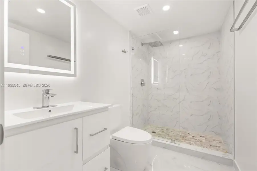 Furnished interior view inside a new home in , Miami (Image 6).