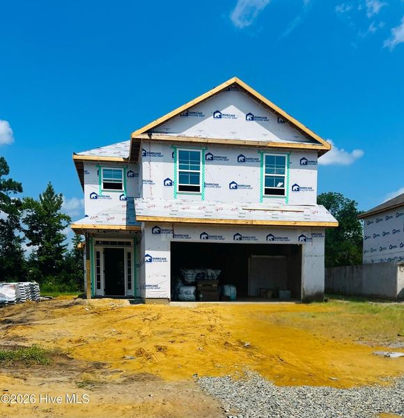 In-progress construction of a new home in Rockfish Pointe, Wallace, NC (Image 14).