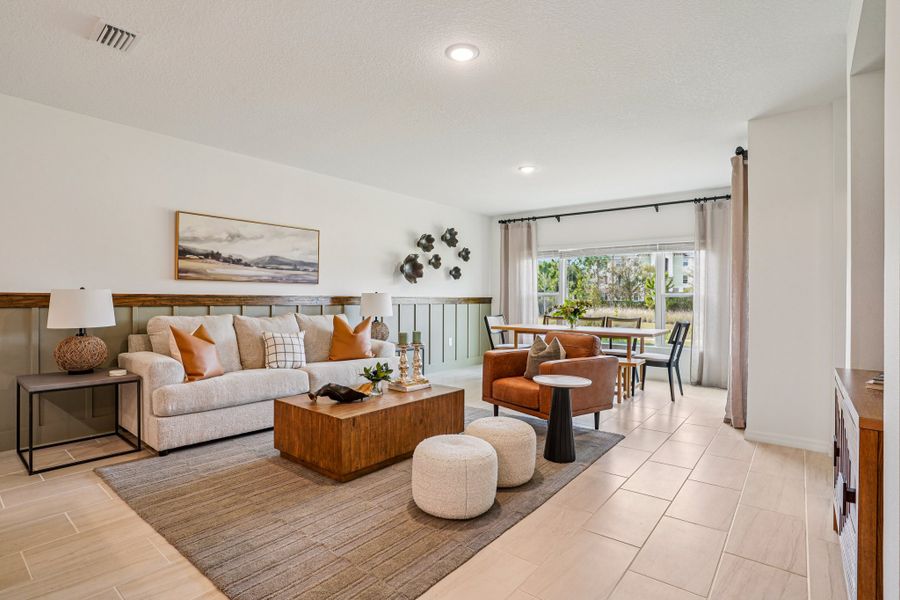 Representative furnished interior of a home built from the Powell by Risewell Homes in Thompson Village Townhomes, Apopka (Image 6).