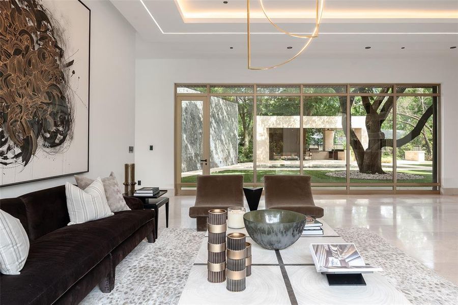 Furnished interior view inside a new home in , Dallas (Image 5).