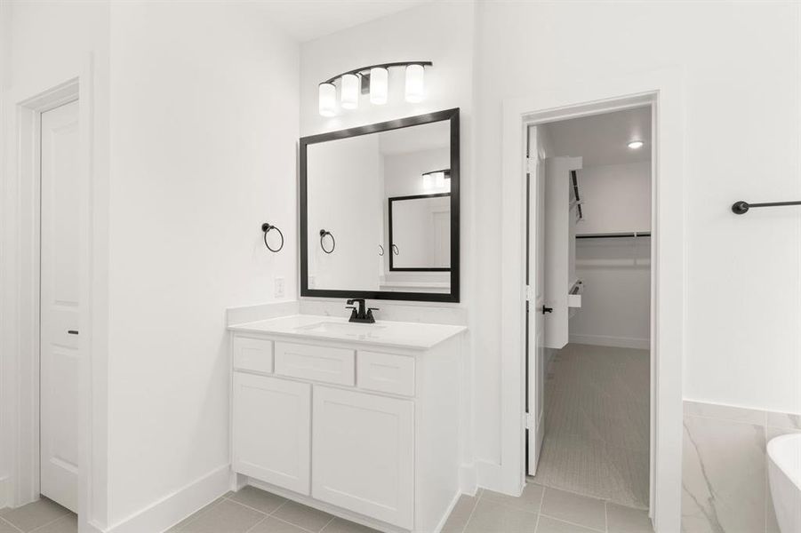 Furnished interior view inside a new home in Valencia on The Lake, Little Elm (Image 8).