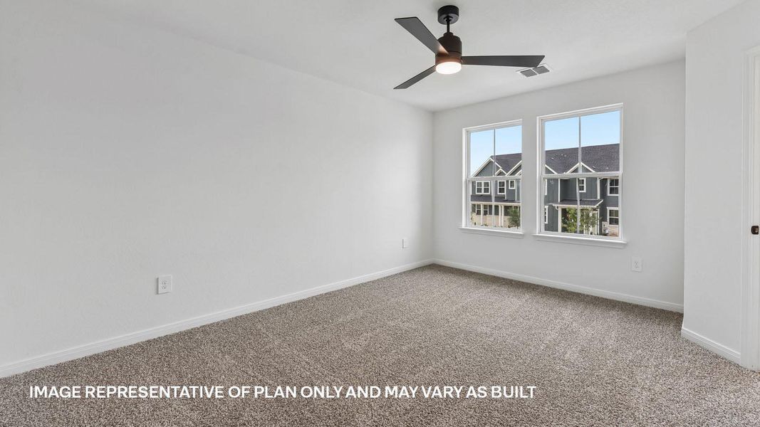Spacious, unfurnished interior of a new home in Avery Centre, Round Rock (Image 20). Spacious, unfurnished interior of a new home in Avery Centre, Round Rock (Image 20).
