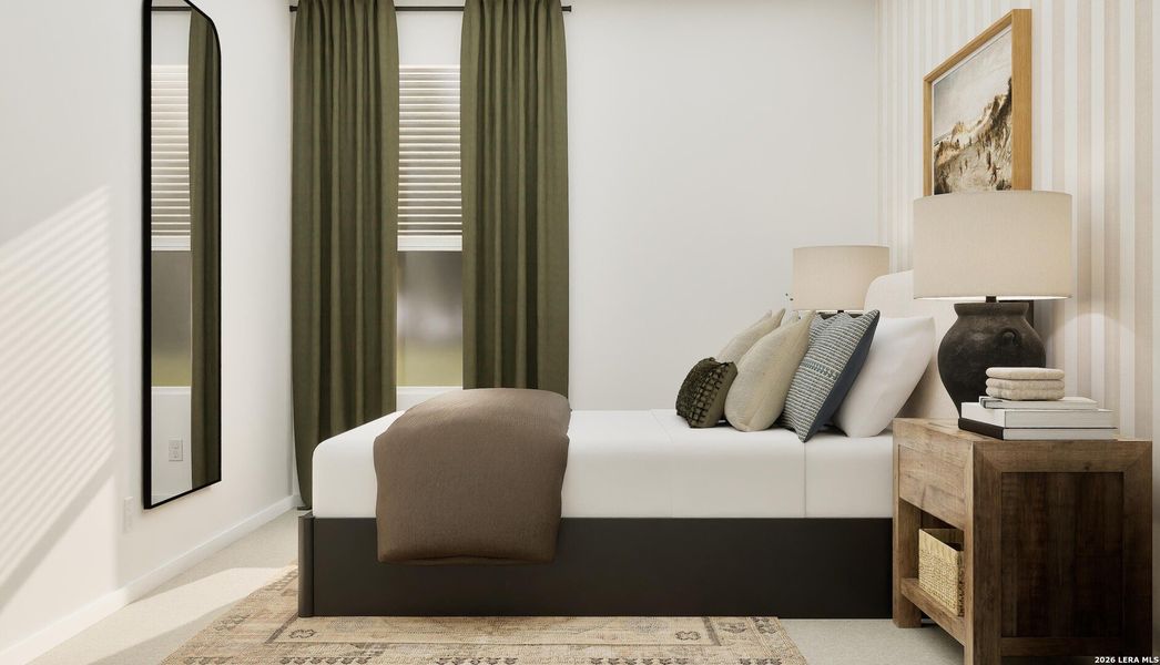 Furnished interior view inside a new home in Juniper Ranch, Spring Branch (Image 11). Furnished interior view inside a new home in Juniper Ranch, Spring Branch (Image 11).