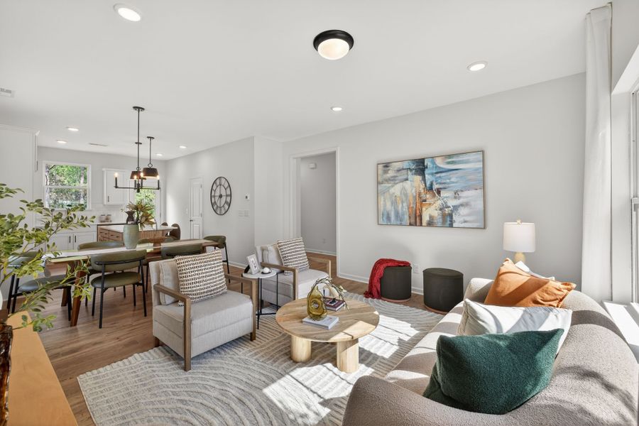 Furnished interior view inside a new home in Edgewater - Lakeview Point, Lancaster (Image 13).