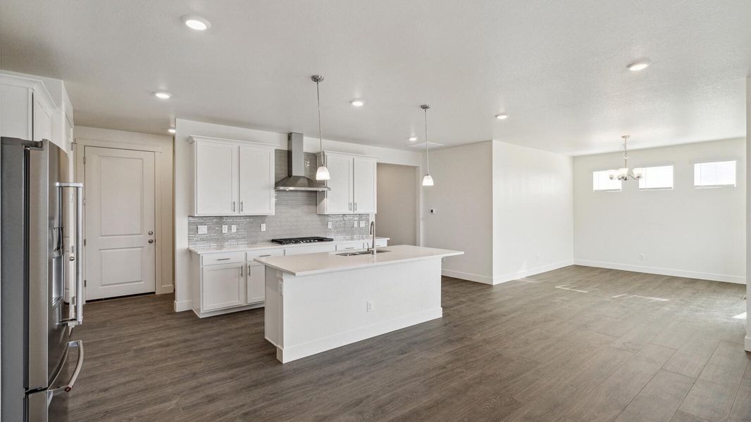 Furnished interior view inside a new home in Vantage, Berthoud (Image 8). Furnished interior view inside a new home in Vantage, Berthoud (Image 8).