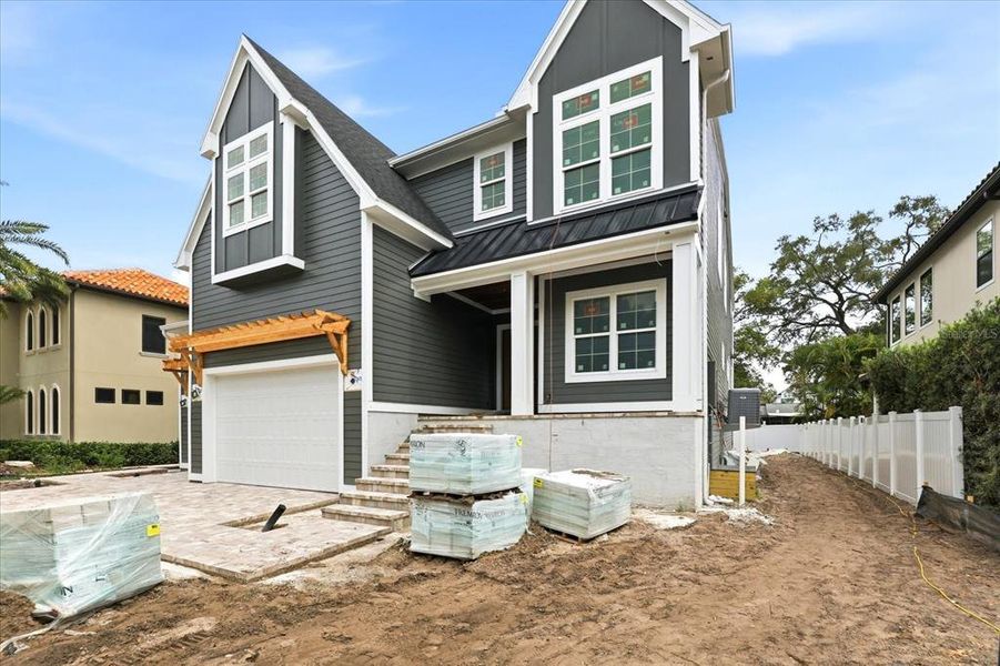 In-progress construction of a new home in , Tampa, FL (Image 20).
