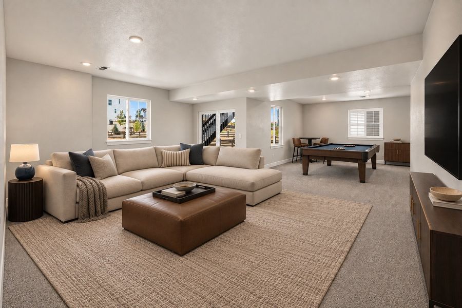 Furnished interior view inside a new home in Macanta, Castle Rock (Image 4).