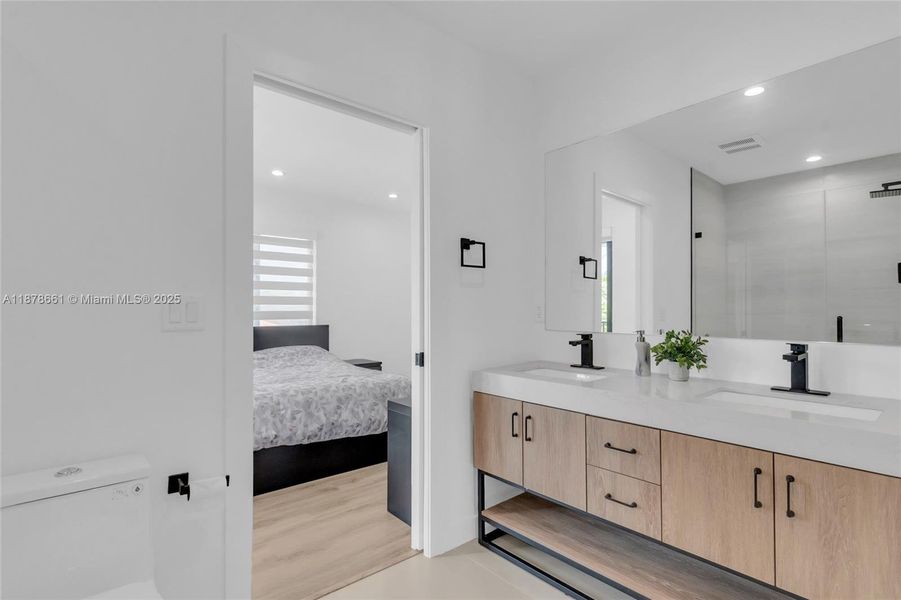 Furnished interior view inside a new home in , Miami (Image 3).