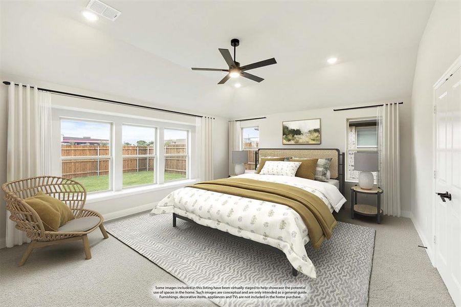 Furnished interior view inside a new home in Sunset Ridge, Alvarado (Image 9).