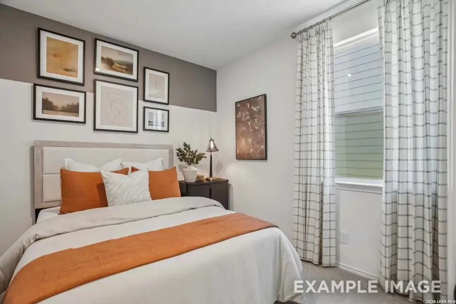 Furnished interior view inside a new home in Mesa Vista, San Antonio (Image 9).