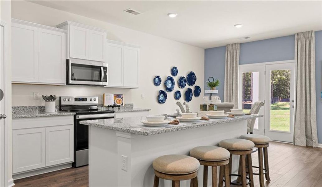 Furnished interior view inside a new home in Twin Lakes, Hoschton (Image 11).