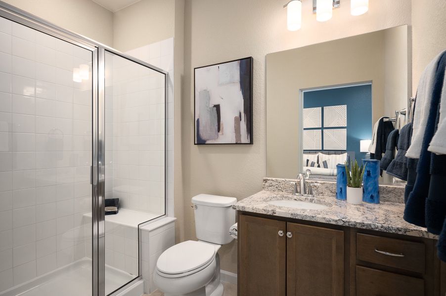 Furnished interior view inside a new home in The Vistas at West Mesa, Colorado Springs (Image 20).