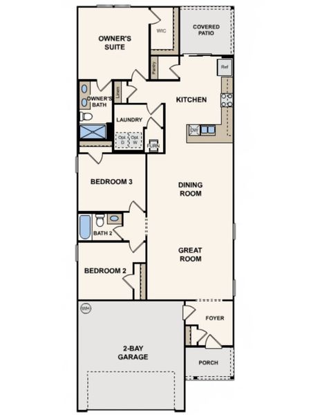 2D floor plan layout for the Scottsdale by Century Complete in Old Prater Mill, Dalton, GA (Image 2). 2D floor plan layout for the Scottsdale by Century Complete in Old Prater Mill, Dalton, GA (Image 2).