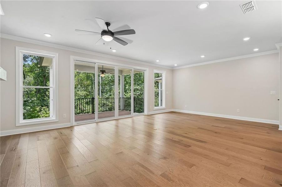Spacious, unfurnished interior of a new home in Waterside, Peachtree Corners (Image 26). Spacious, unfurnished interior of a new home in Waterside, Peachtree Corners (Image 26).