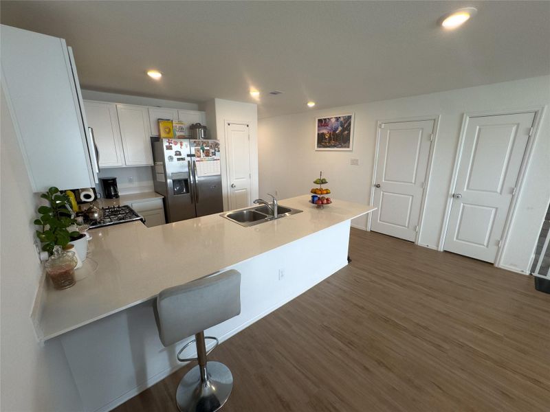 Furnished interior view inside a new home in Sterling Point at Baytown Crossings: Watermill Collection, Baytown (Image 4).
