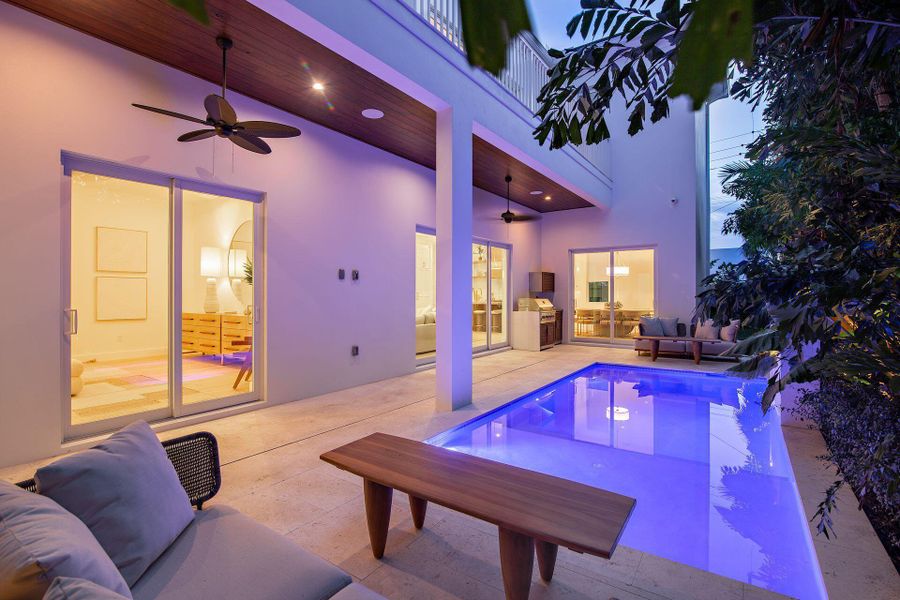 Exterior details and patio area of a home in , West Palm Beach (Image 29).