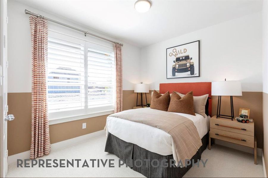 Furnished interior view inside a new home in Waterscape, Royse City (Image 13).