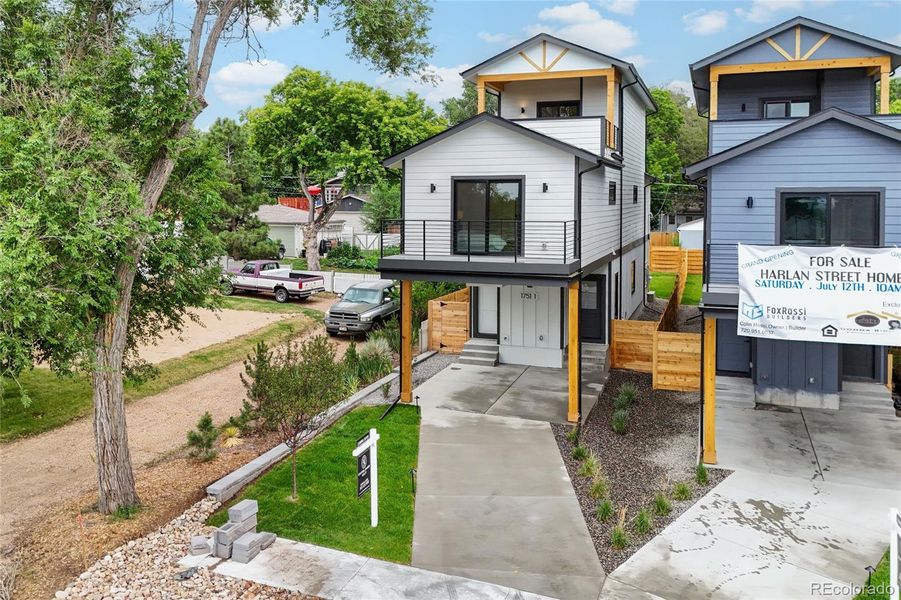 Front exterior of a new home in , Denver, CO, highlighting curb appeal (Image 25).