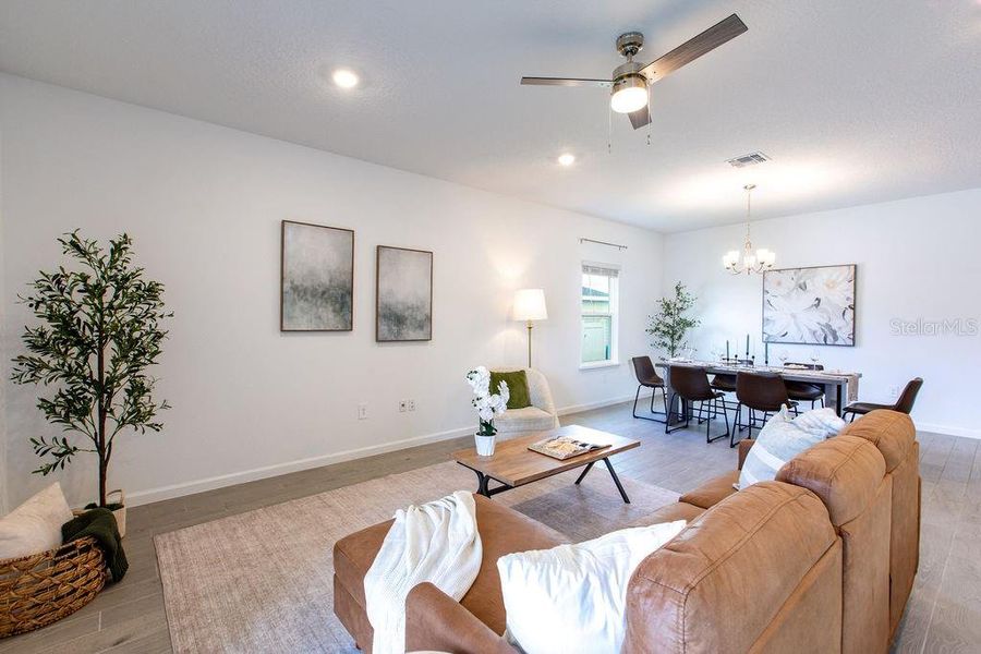 Furnished interior view inside a new home in Trailhead Landing, Alachua (Image 13).