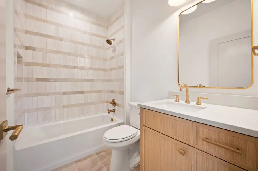 Furnished interior view inside a new home in , Dallas (Image 15).