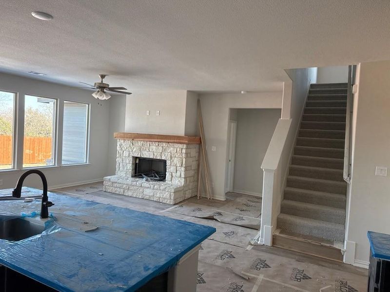 In-progress construction of a new home in Covenant Park, Springtown, TX (Image 8).