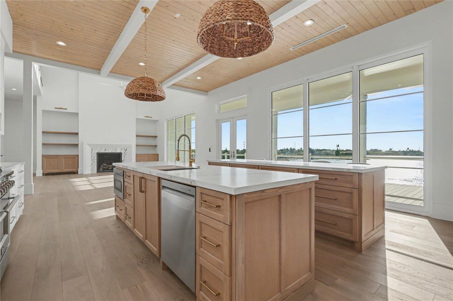 Furnished interior view inside a new home in , Galveston (Image 9).