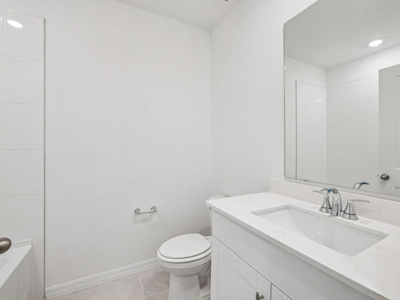 Furnished interior view inside a new home in Ridgehaven - Villas, Ormond Beach (Image 11).