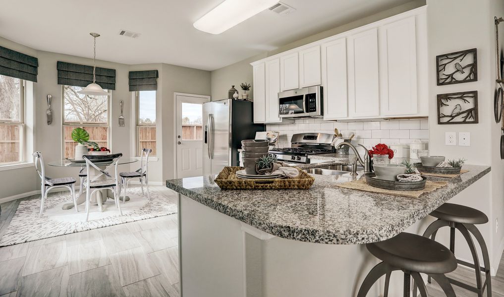 Large open kitchen