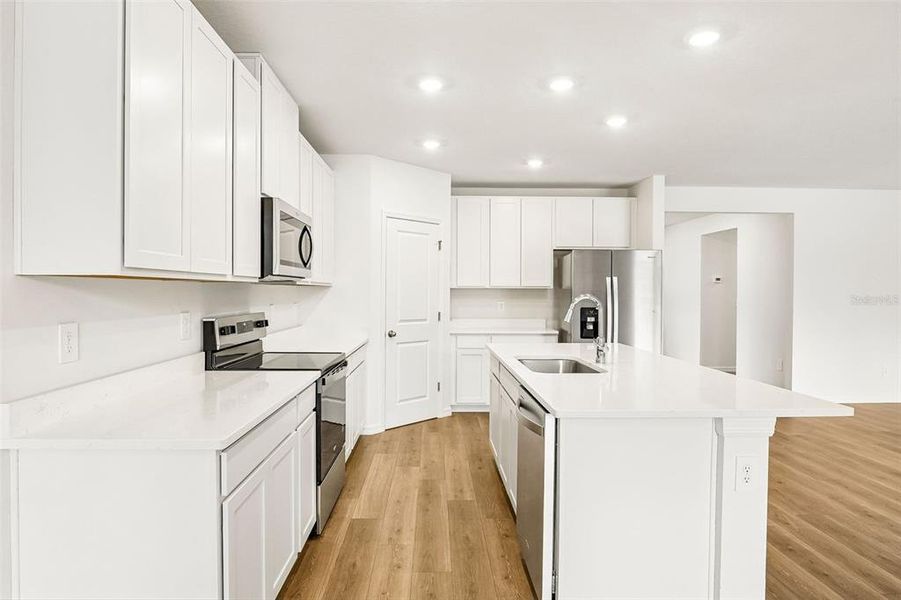 Furnished interior view inside a new home in Pine Ridge Meadows, Hudson (Image 16).