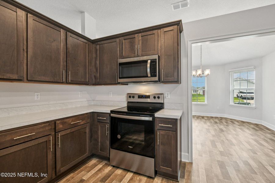 Furnished interior view inside a new home in , Jacksonville (Image 9). Furnished interior view inside a new home in , Jacksonville (Image 9).