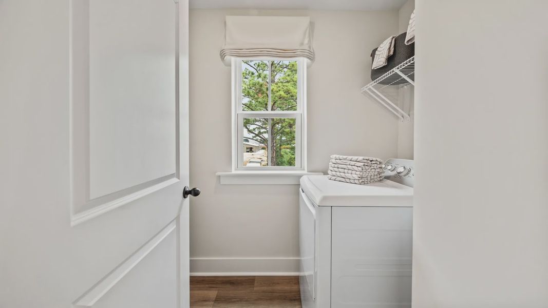 Furnished interior view inside a new home in Clear Springs Townhomes, North Charleston (Image 23).