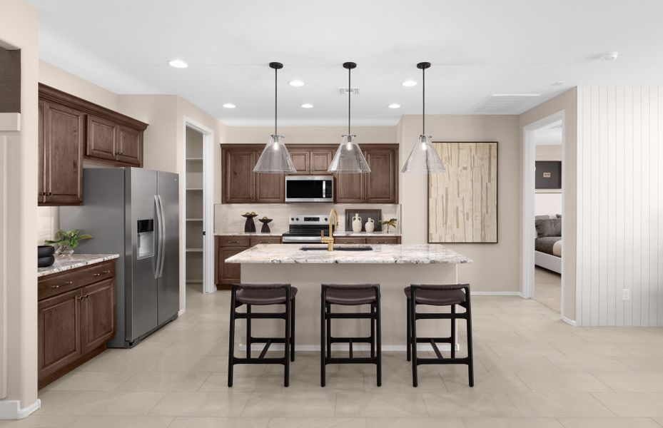 Representative furnished interior of a home built from the Bergamot by Del Webb in Sun City Anthem at Merrill Ranch, Florence (Image 13).