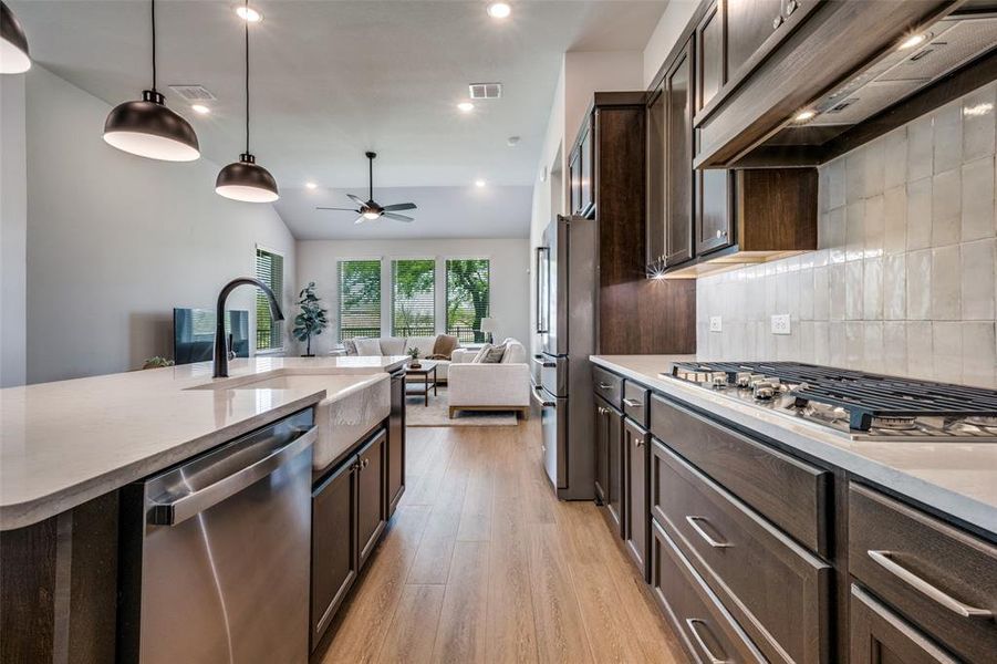 Furnished interior view inside a new home in , Little Elm (Image 17). Furnished interior view inside a new home in , Little Elm (Image 17).