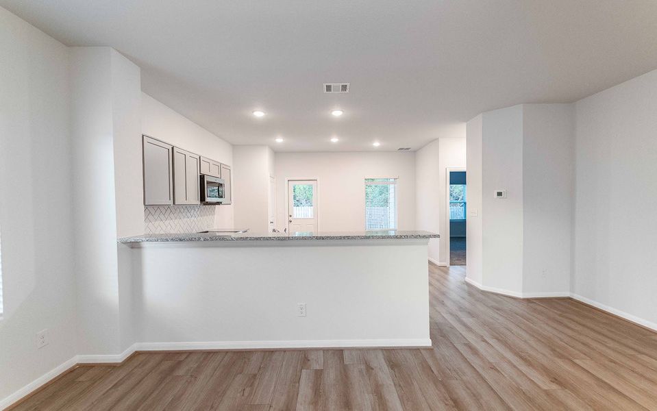 Furnished interior view inside a new home in Grande Estates, Bertram (Image 6). Furnished interior view inside a new home in Grande Estates, Bertram (Image 6).