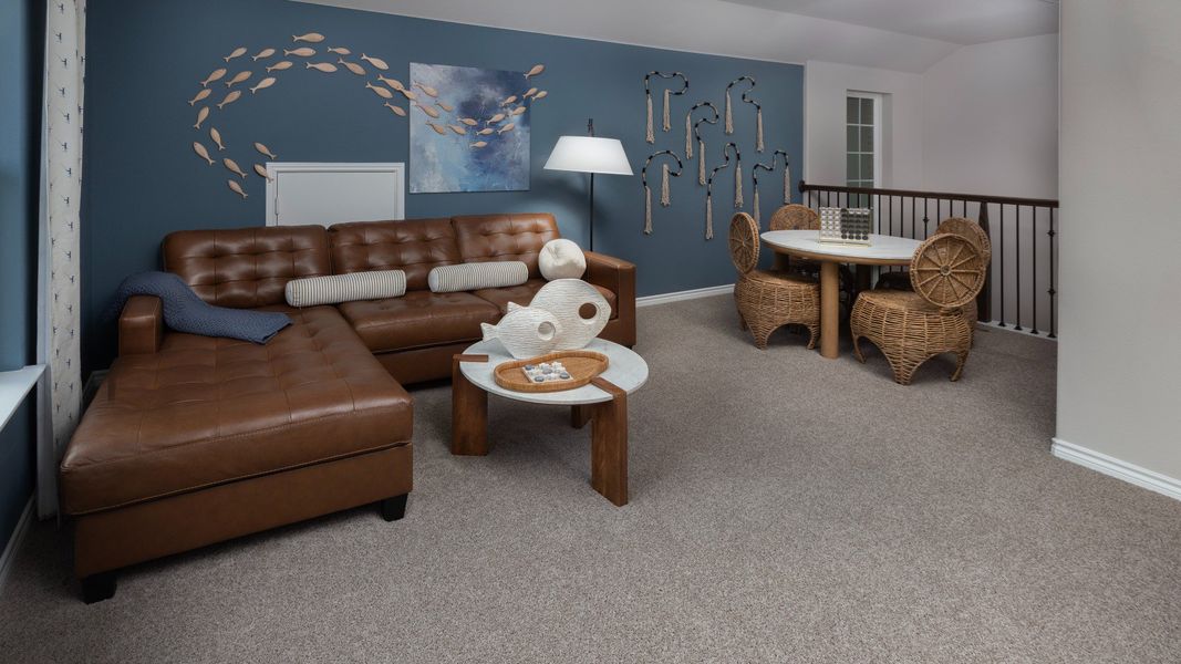 Representative furnished interior of a home built from the The Campbell by Legend Homes in Retreat at Fossil Creek, Fort Worth (Image 12).