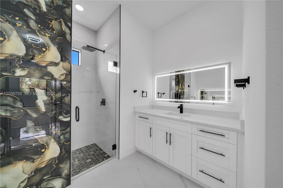 Furnished interior view inside a new home in , Lehigh Acres (Image 9).